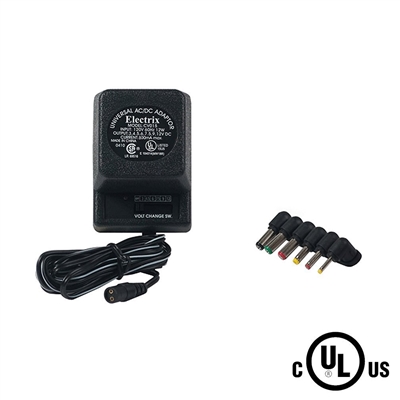 Uninex Electrix CV015 800mA AC-DC Power Adaptor with 6 Adaptor Plugs