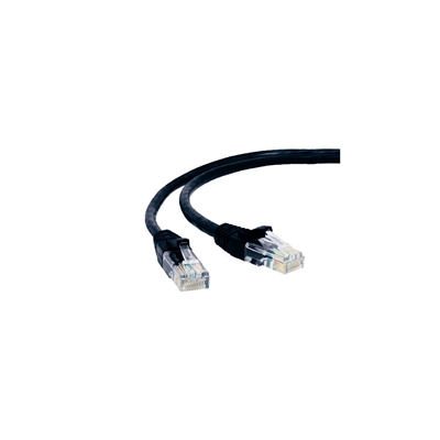 Uninex HPP825 25-Ft. CAT5E Networking Cable - BLACK