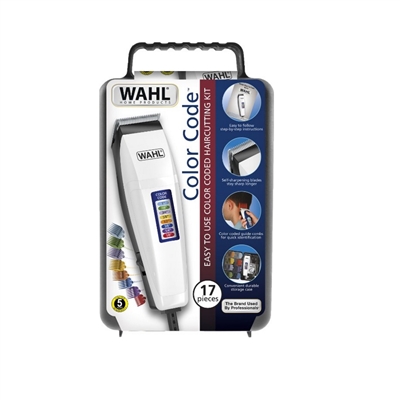 Wahl 9155-700 17-Piece Color Coded Haircutting Kit