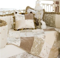 Glenna Jean Ashley 4 Piece Crib Bedding Set - Bumper / Crib Skirt / Quilt and Sheet - Free Shipping