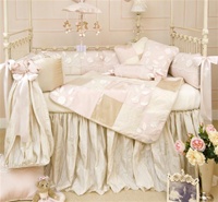 Glenna Jean Olivia 4 Piece Crib Bedding Set - Bumper / Crib Skirt / Quilt and Sheet - Free Shipping