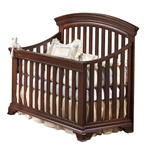 Natart Brighton Collection Convertible Crib in Cocoa Brown
