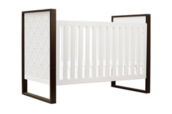 Nursery Works Abbey Crib in White with Espresso