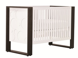 Nursery Works Abbey Crib in White with Espresso