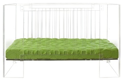 Nursery Works Vetro Crib in Clear Acrylic