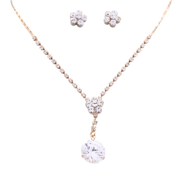 Swarovski Crystals Necklace+Earring set