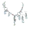 Brazilian Crystal Necklace + Earring set
