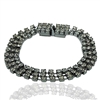 3 Rows Diamonte Bracelet