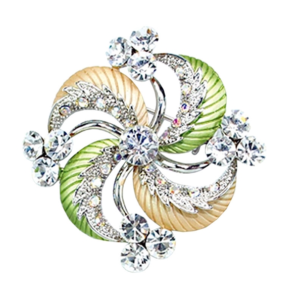 Swarovski Crystals Vintage Brooch