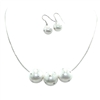 Mother of Pearl Necklace + Earring set