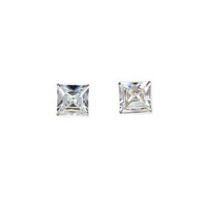 925 Sterling Silver with Cubic Zirconia Small Studs