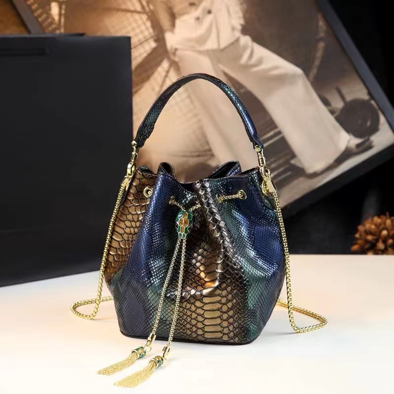 Snake Head Bucket Bag