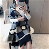 Designer Camellia Houndstooth Pashmina Wrap