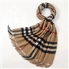 Designer Checker Pashmina Wrap Reversible