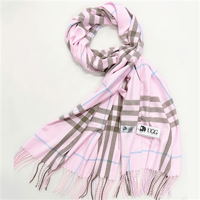 Designer Checker Pashmina Wrap Reversible