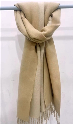 Designer Plain Pashmina Wrap Reversible