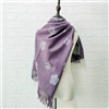 Designer Camellia Pashmina Wrap Reversible