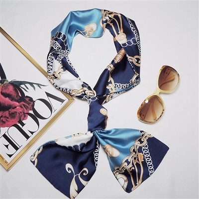 Design Inspired Twilly Wrap Mini Scarf Headband Bag Handle Tie Satin