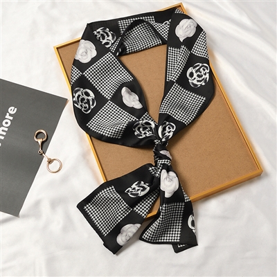 Design Inspired Twilly Wrap Mini Scarf Headband Bag Handle Tie Satin