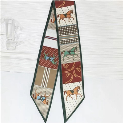 Design Inspired Twilly Wrap Mini Scarf Headband Bag Handle Tie Satin