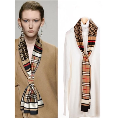 Design Inspired Twilly Wrap Mini Scarf Headband Bag Handle Tie Satin