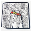 Tropical Girl Silk Scarf