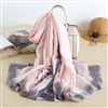 Classic Designer Camellia Silk Scarf