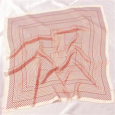 Designer Stripes Silk Scarf