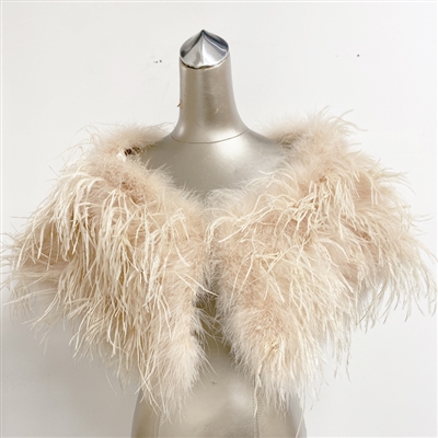 Designer Ostrich Feathers Shrug