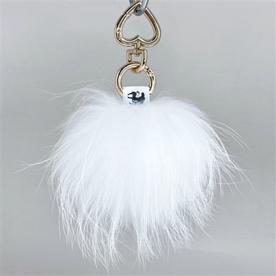 Fox Fur Pompom Keycharm