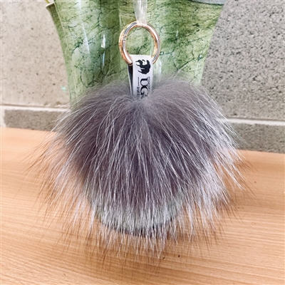 Fox Fur Pompom Keycharm