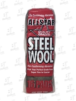 Steel Wool- Very Fine Grade 00 16 Pads/1 Pack