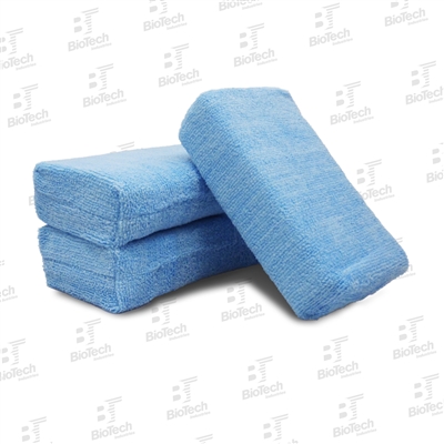 Microfiber Wax Applicator Sponge Blue 4" x 6"