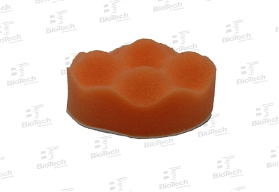 3" Waffle Foam Buffing Pad- Orange