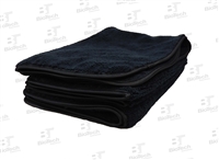 Super Plush Microfiber Polishing Cloth- Black