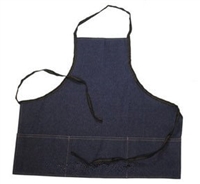 Denim Apron Deluxe Long with Pockets