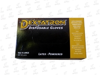 Dextatron Latex Disposable Powdered Gloves