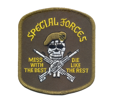 Special Forces Mess With the Best Patch N-142