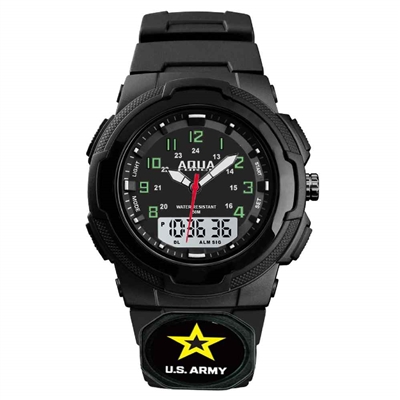 Aquaforce  US Army Analog Digital Watch  48B