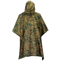 5ive Star Gear Woodland Digital Poncho 3128