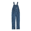 Carhartt Washed Denim Unlined Bib Overall - 104672