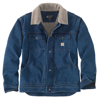 Carhartt Relaxed Fit Denim Sherpa-lined Jacket 106323