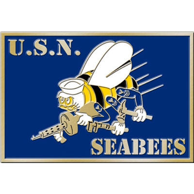 EEI US Navy Seabees  Belt Buckle - B0123