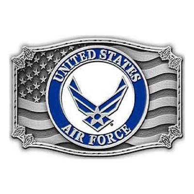 Air Force Belt Buckle US Air Force Enameled Belt Buckle B0170