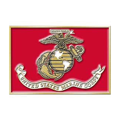 EEI Red Flag US Marine Corps Belt Buckle -  B0201