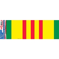 Vietnam Veteran Flag Bumper Sticker - BM0067