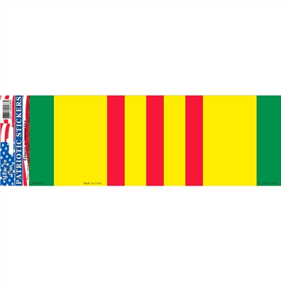 Vietnam Veteran Flag Bumper Sticker - BM0067