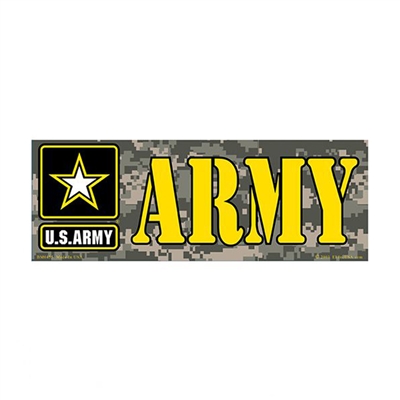 US Army Star Logo Bumper Sticker - BM0455