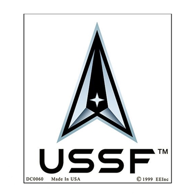 USSF Space Force Square Sticker EEI-DC0060