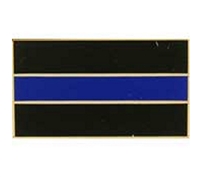 USA Blue Line Honor Flag-Pin - P02019